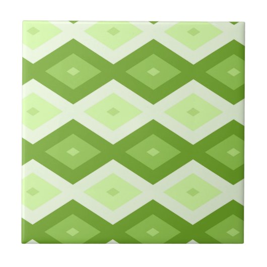 Carreau Chartreuse green diamond pattern (Devant)
