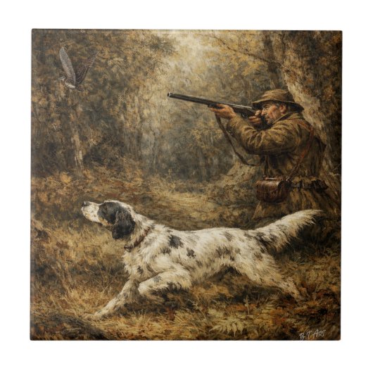 Carreau Chasse à la bécasse (Devant)