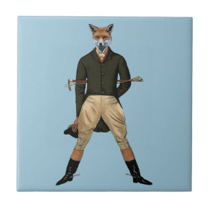 Carreau Chasse de renard vintage