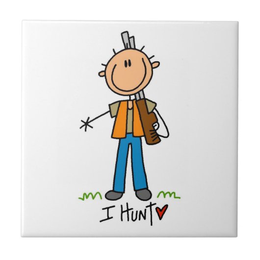 Carreau Chasseur de Stick Figure (Devant)