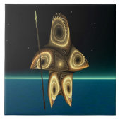 Carreau Chasseur inuit fractal (Devant)