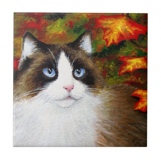 Carreau Chat 566 Automne Automne (Devant)