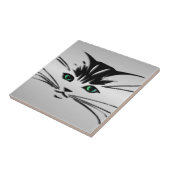 Carreau Chat à oeil vert (Côté)