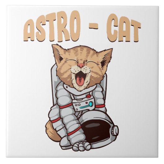Carreau Chat Astro (Devant)