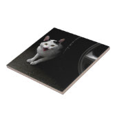 Carreau Chat avec Moustache (Côté)