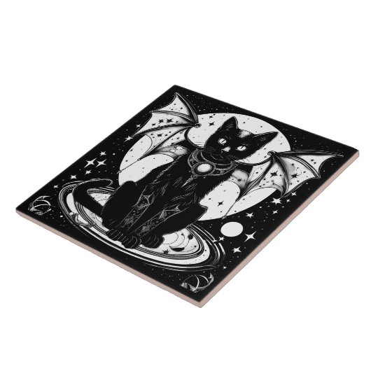 Carreau Chat Chat Cosmique Chat Chat I (Côté)
