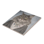 Carreau Chat dans des vêtements (Côté)