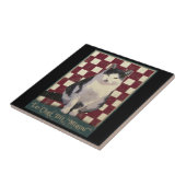 Carreau Chat de bistro vintage (Côté)