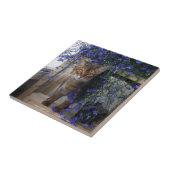 Carreau Chat de fleur (Côté)