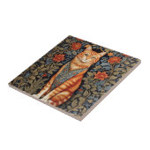 Carreau Chat de gingembre William Morris Inspiré Floral (Côté)