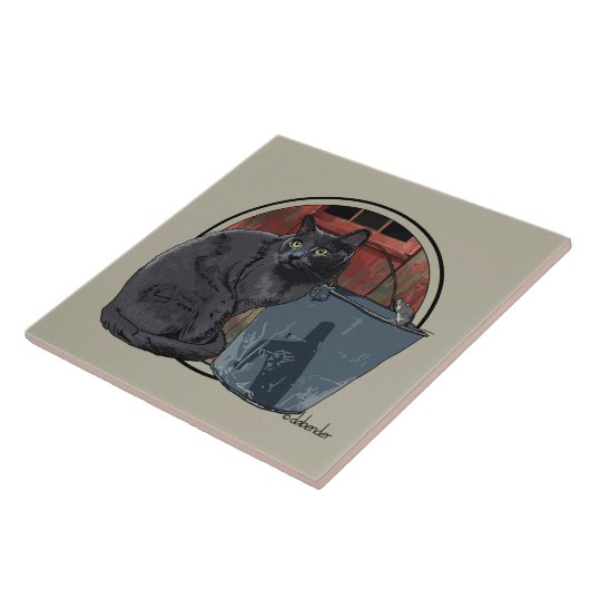 Carreau Chat de grange (Côté)