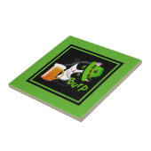 Carreau Chat de la Saint Patrick (Côté)