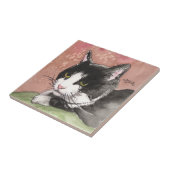 Carreau Chat de smoking (Côté)