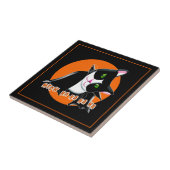 Carreau Chat d'Halloween (Côté)