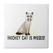 Carreau Chat d'hockey pissé (Devant)