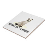 Carreau Chat d'hockey pissé (Côté)