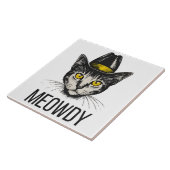 Carreau Chat Drôle de Miaou (Côté)