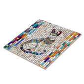 Carreau Chat égyptien - Art Mosaïque (Côté)