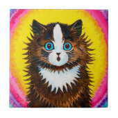 Carreau Chat en arc-en-ciel, Louis Wain (Devant)