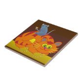 Carreau Chat et souris (Côté)