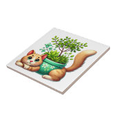 Carreau Chat fantaisiste (Côté)