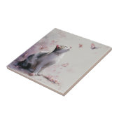 Carreau Chat Fleur de Cerisier et Papillons (13) (Côté)