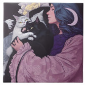 Carreau Chat Goddess (Devant)