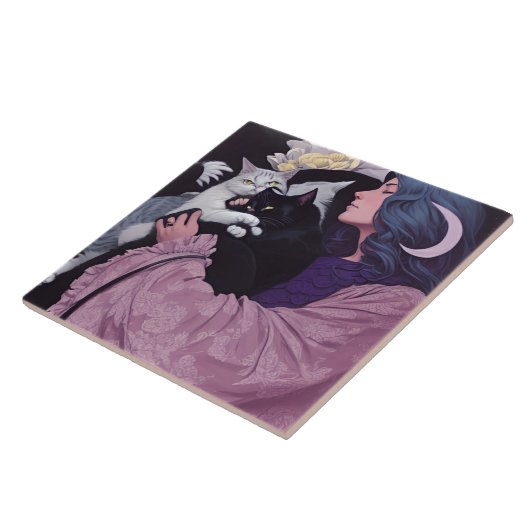 Carreau Chat Goddess (Côté)