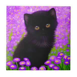 Carreau Chat Gustav Klimt