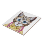 Carreau Chat hawaïen de Kitty (Côté)