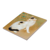 Carreau Chat japonais, Takeuchi Seihō, art japonais (Côté)