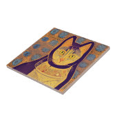 Carreau Chat mosaïque marocaine Art abstrait chaude voix c (Côté)