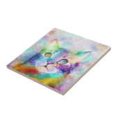 Carreau chat multicolore cat 663 (Côté)