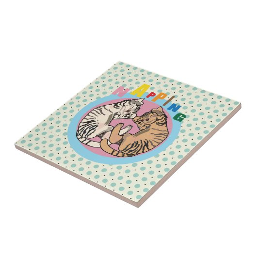 Carreau chat nappé (Côté)