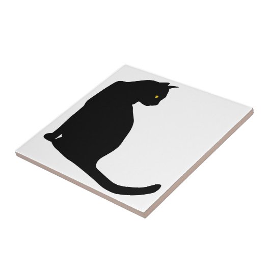 CARREAU CHAT NOIR (Côté)