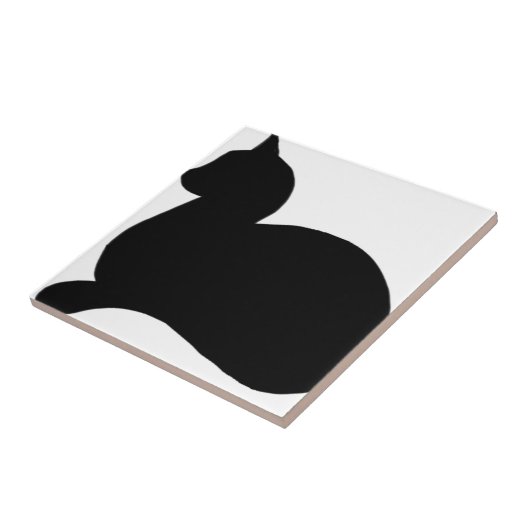 Carreau Chat noir impertinent (Côté)