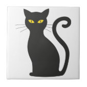 Carreau Chat noir mou (Devant)