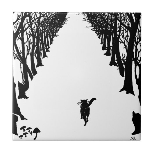 Carreau Chat noir, Rudyard Kipling (Devant)