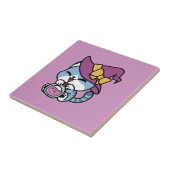 Carreau Chat Tabby Halloween – Chapeau de Sorcière & Art d (Côté)