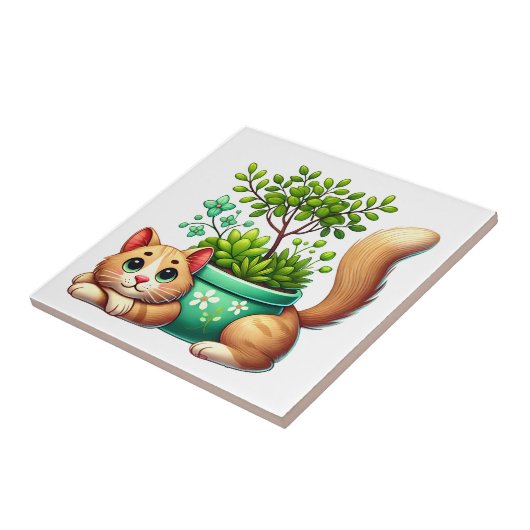 Carreau Chat Whimsical (Côté)