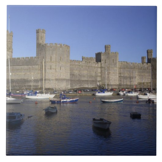 Carreau Château de Caernarfon, Gwynedd, Pays de Galles (RF (Devant)