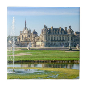 Carreau Château de Chantilly et Le Notre Garden - France