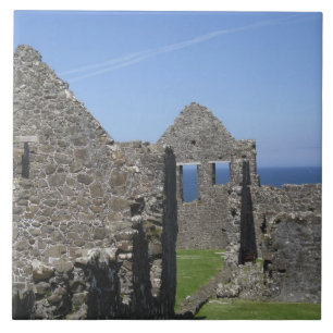 Carreau Château de Dunluce près de Bushmills et Portrush,