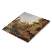 Carreau Château de Hawthornden, près d'Edimbourg, (Côté)