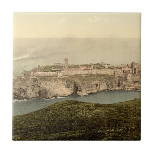 Carreau Château de peau, l'île de St Patrick, île de Man (Devant)