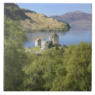 Carreau Château Eilean Donan, Écosse. La célèbre Eilée
