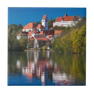Carreau Château et Abby au bord de la rivière