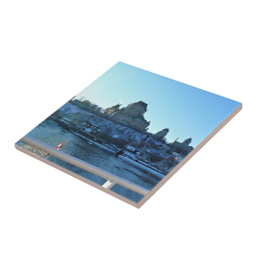 Carreau Château Frontenac, Québec, Canada (Côté)