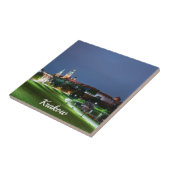 Carreau Château Wawel la nuit à Cracovie, Pologne (Côté)