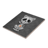 Carreau Chaton foncé de sucre de zombi (Côté)